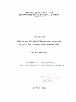 Điều tra mức độ ô nhiễm Mangan tại một số khu vực thuộc đồng bằng sông Hồng.PDF