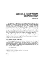 Giá trị hàm ẩn của phép tỉnh lược trong Pantun Melayu