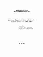 Phân loại sử dụng đất và lớp phủ đất đô thị ở Hà Nội bằng dữ liệu Terra ASTER
