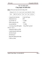 ĐỒ ÁN MÔN HỌC Công Nghệ Chế Biến Khí