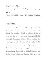 Trẻ thích đi học, thích học để mỗi ngày đến trường là một ngày vui