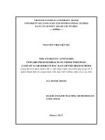 Thái độ của học sinh lớp 11 trường THPT chuyên Bắc Kạn về ý kiến phản hồi của bạn học với bài viết tiếng Anh