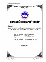 Đầu tư phát triển tại công ty TNHH Tin học Mai Hoàng. Thực trạng và giải pháp