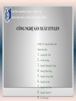 CÔNG NGHỆ sản XUẤT ETYLEN