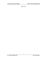 Nâng cao chất lượng cho vay ngắn hạn tại chi nhánh NHNN&PTNN huyện Đông Hưng