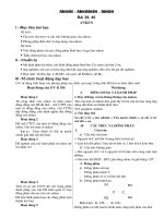 Giáo án hóa lớp 11  hợp chất không no