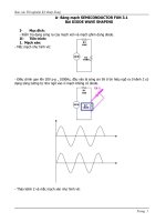 Báo cáo Thí nghiệm Kỹ thuật Xung Bài DIODE WAVE SHAPING
