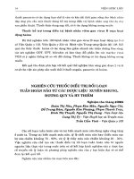 Nghiên cứu thuốc điều trị rối loạn tuần hoàn não từ các dược liệu xuyên khung, đương quy và hy thiêm