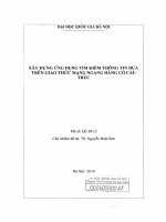 Xây dựng ứng dụng tìm kiếm thông tin dựa trên giao thức mạng ngang hàng có cấu trúc  tt