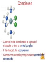 bài giảng về phức chất