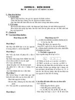 Giáo án hóa lớp 11 chương 3  CácBon