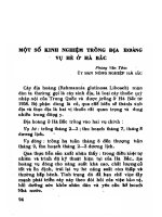 Một số kinh nghiệm trồng địa hoàng vụ hè ở Hà Bắc
