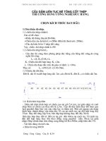 Thiết kế cầu dầm liên tục bê tông cốt thép thi công bằng phương pháp đúc hẫng, chiều dài cầu L =200m,chiều dài nhịp 90m