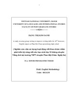 A study on using group writing to improve writing skills for 10th form non-English major at Phan Boi Chau Specializing High School