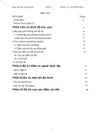 Báo cáo thực tập trắc địa khảo sát đo và vẽ bình đồ khu vực đoàn đường cổng công viên Dịch Vọng
