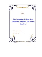 giá trị thặng dư vận dụng vào công nghiệp hóa hiện địa hóa ở nước ta