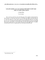 Vấn đề nghiên cứu địa danh ở thế giới và Việt Nam - Một cái nhìn tổng quan