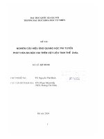 Nghiên cứu hiệu ứng quang học phi tuyến phát hoà ba bậc hai trên vật liệu tinh thể ZnSe