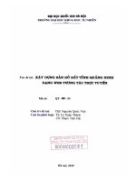 Xây dựng bản đồ đất tỉnh Quảng Ninh dạng Web tương tác trực tuyến