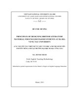 Các nguyên tắc thiết kế tư liệu văn học Anh cho sinh viên chuyên Tiếng Anh tại trường Đại học Bà Rịa- Vũng Tàu.PDF