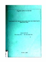 Ứng dụng các thuật toán băm ảnh vào nhận dạng sinh trắc học = Application of image hashing algorithms to biometrics reconigtion