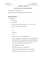 Bài tập lớn Cơ Kết Cấu TÍNH TOÁN NỘI LỰC KHUNG PHẲNG