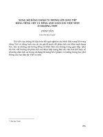 Xưng hô bằng danh từ trong lời giao tiếp bằng tiếng Việt và tiếng Anh giữa các học sinh ở trường THPT