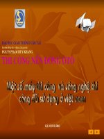 Một số máy thi công và công nghệ thi công ở Việt Nam