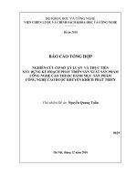 Hoàn thiện công tác xây dựng kế hoạch chi tiết trong cuộc kiểm toán dự án đầu tư và xây dựng