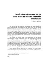 Tìm hiểu giá trị chữ Nôm được bảo tồn trong tư liệu mộc bản chùa Vĩnh Nghiêm tỉnh Bắc Giang