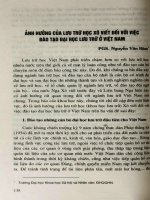 Ảnh hưởng của lưu trữ học Xô Viết đối với việc đào tạo đại học lưu trữ ở Việt Nam