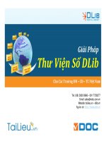Giải pháp thư viện số DLIB cho các trường đại học, cao đẳng trung cấp Việt Nam