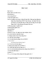 Hiệu quả huy động vốn tại Ngân hàng TMCP Công Thương Việt Nam – Chi nhánh Tiên Sơn