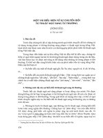 Một vài biểu hiện về sự chuyển đổi từ thuật ngữ sang từ thường