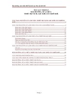 Bảo dưỡng, sửa chữa thiết bị tách, lọc khí, sấy khô khí