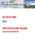 Phép thử độ ăn mòn tấm đồng