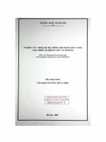 Nghiên cứu thiết kế hệ thống phù hợp chức năng cho thiết bị không dây và di động