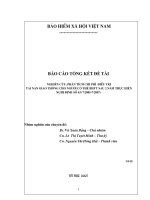 Nghiên cứu, phân tích thực trạng chi phí điều trị tai nạn giao thông cho người có thẻ Bảo hiểm y tế sau 2 năm thực hiện Nghị định 63 (2005-2006)