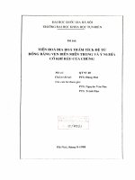 Tiến hoá địa hoá trầm tích đệ tứ đồng bằng ven biển miền Trung