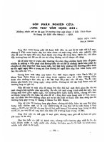 Góp phần nghiên cứu  Ung thư vòm họng mũi