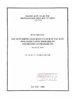 Xác suất không giao hoán và lịch sử xác suất = Noncommutative probability and history of probability.PDF