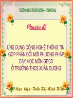 Chuyên đề ngoại khóa an toàn giao thông