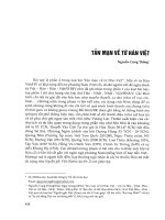 Tản mạn về từ Hán Việt