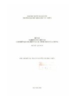 Nghiên cứu chế tạo cảm biến quang điện và các tính chất của chúng