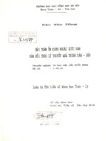 Bài toán ổn định ngoài giới hạn đàn hồi theo lý thuyết quá trình đàn dẻo