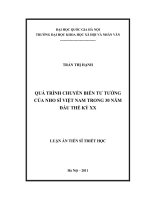 Quá trình chuyển biến tư tưởng của Nho sỹ Việt Nam trong 30 năm đầu thế kỷ XX
