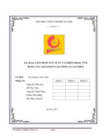 Phân tích ứng dụng các giải pháp ERP vào công ty cổ phần SAVIMEX