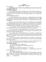 dự án đầu tư xây dựng vùng trồng rau sạch và nhà máy chế biến nông sản