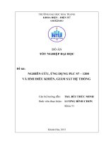 Nghiên cứu, ứng dụng PLC S7-1200 và HMI điều khiển giám sát hệ thống