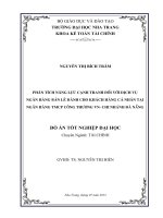 Phân tích năng lực cạnh tranh đối với dịch vụ ngân hàng bán lẻ dành cho khách hàng cá nhân tại Ngân hàng TMCP công thương VN - Chi nhánh Đà Nẵng